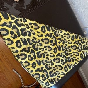 Leopard print bandana